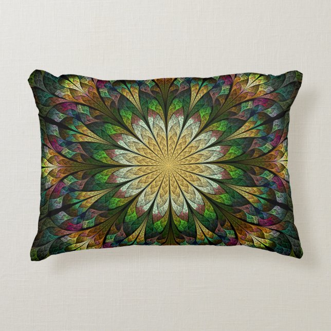 Quilted Flower Decorative Cushion (Front)
