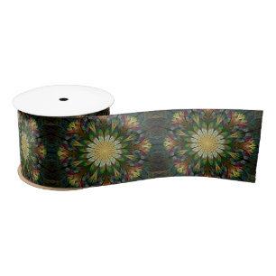 Quilted Flower Satin Ribbon