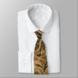 Quilted Gold Abstract Design Tie<br><div class="desc">Quilted Gold Abstract Design</div>