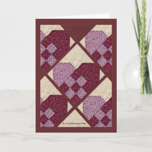Quilted Hearts Card