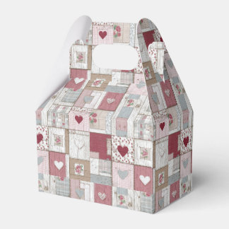 Quilted Hearts Favour Box