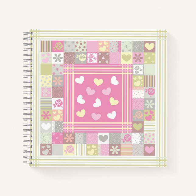 Quilted Love  Notebook (Front)