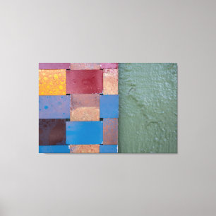 Quilted Metal - Street Art Collection Canvas Print