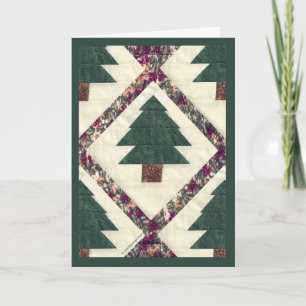 Quilted Pine Tree Card