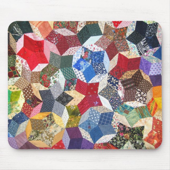 Quilted Stars Mouse Mat (Front)