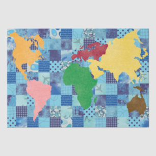 Quilted World Tissue Paper