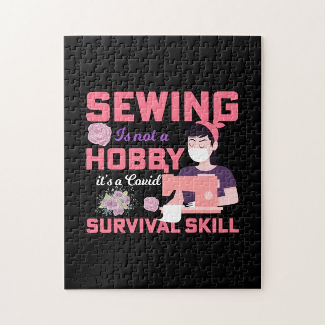 Quilter Gift | Sewing Is Not A Hobby Jigsaw Puzzle (Vertical)