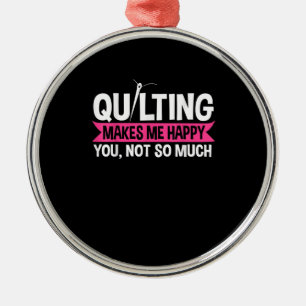 Quilter Quilting Sewing Gifts Metal Tree Decoration