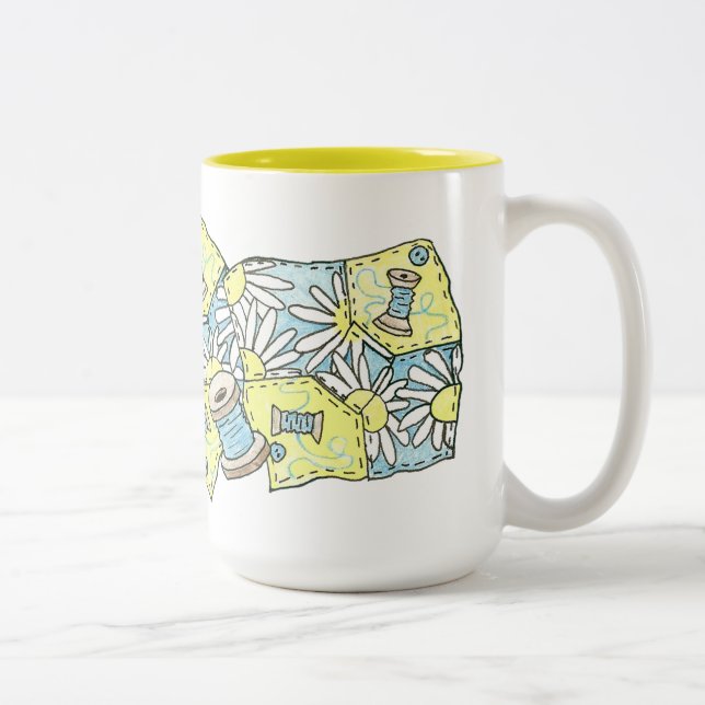 Quilter's Coffee Mug (Right)