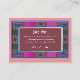 quilter's delight business card