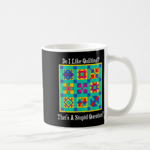 Quilters Gift Quotes Vintage Blocks Patterns Patch Coffee Mug