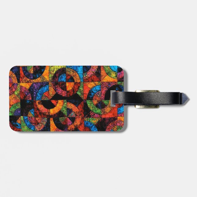 Quilters Luggage Tag (Back Horizontal)