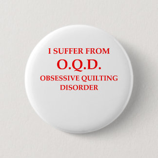 quilting 6 cm round badge