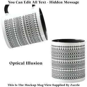 Quilting Addict Hidden Message Funny Novelty 111B Mug