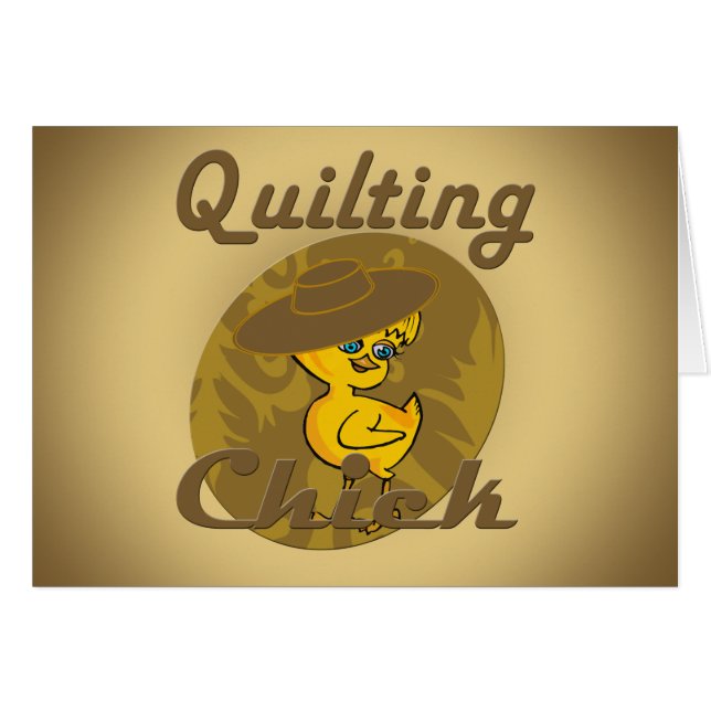 Quilting Chick #6 (Front Horizontal)