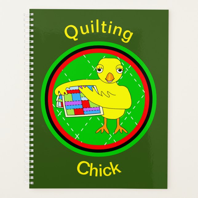 Quilting Chick Circle Planner (Front)