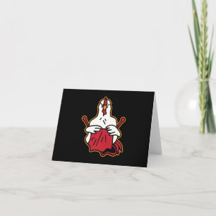 Quilting Chicken Funny Gifts Quilting Lovers Card