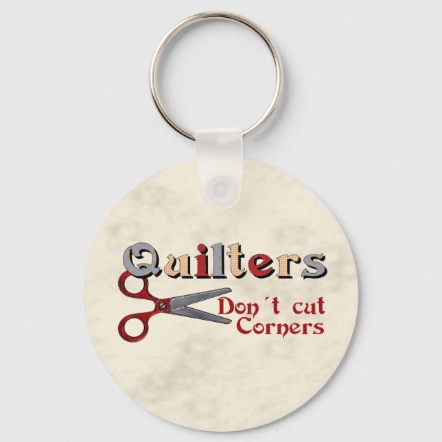 Quilting Corners Key Ring (Front)
