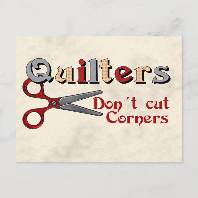 Quilting Corners Postcard (Front)