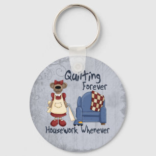Quilting Forever Key Ring