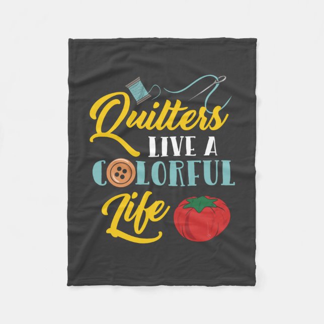 Quilting Gifts Fleece Blanket (Front)