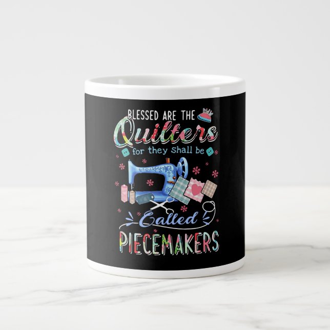 Quilting Gifts | Quilting For They Shall Be Called Large Coffee Mug (Front)