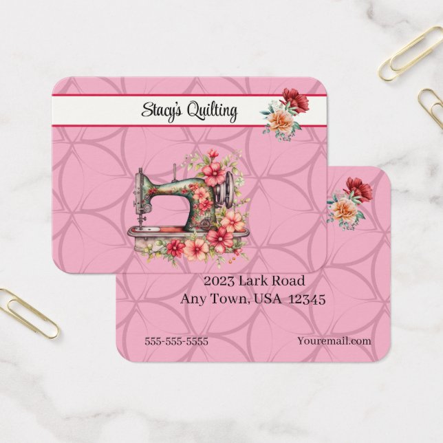 Quilting or Sewing Business Card (Office)