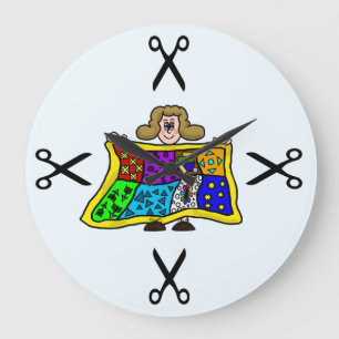 Quilting or Sewing Wall Clock