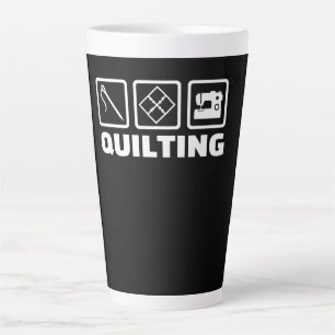 Quilting Premium Birthday Gifts Quilting Lovers Latte Mug