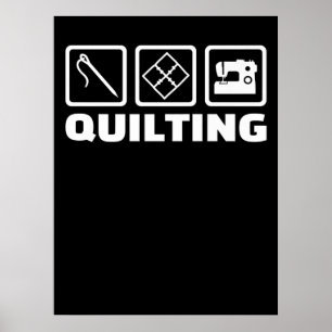 Quilting Premium Birthday Gifts Quilting Lovers Poster