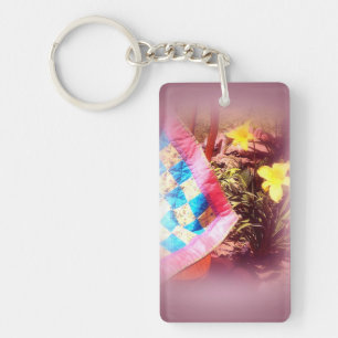 Quilting Pretty Key Ring