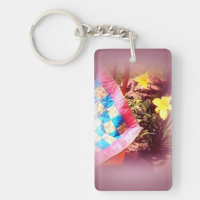 Quilting Pretty Key Ring (Front)