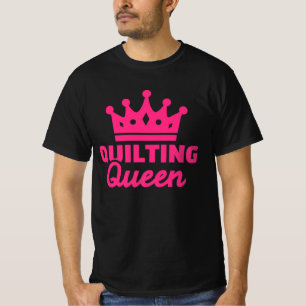 Quilting Queen Pemium Funny Quilting Lovers T-Shirt