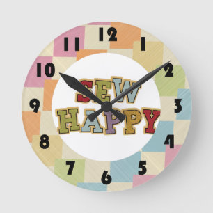 Quilting Sewing Room design Wall Clock