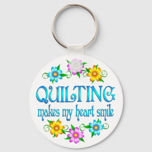Quilting Smiles Key Ring