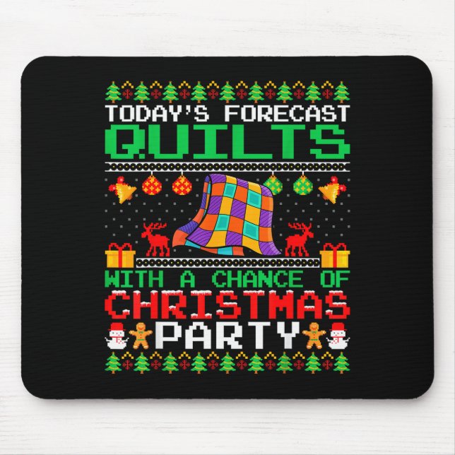 Quilts Christmas Party Quilts Quilting Christmas U Mouse Mat (Front)