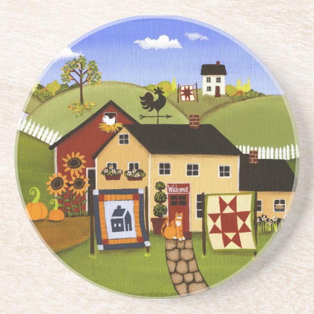 Quilts for Sale Coaster (Front)