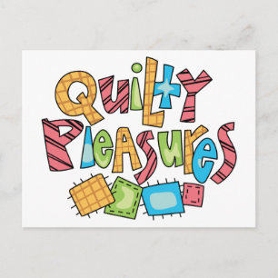Quilty Pleasures Postcard