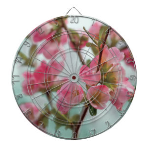 Quince Blossoms Dartboard
