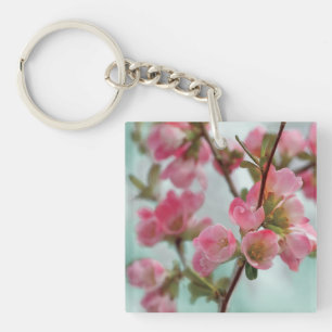 Quince Blossoms Key Ring