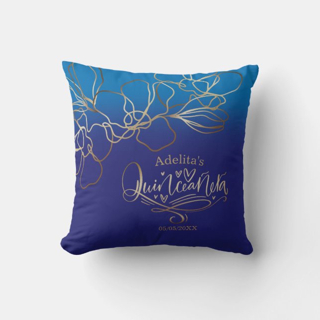 Quinceañera 15th birthday cushion (Front)