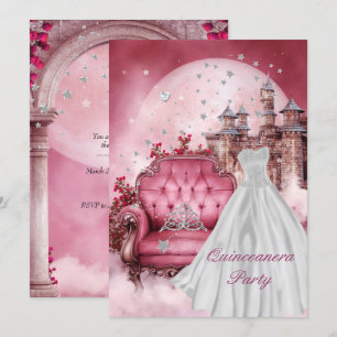 Quinceanera 15th Birthday Party Invitation
