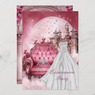 Quinceanera 15th Birthday Party Invitation