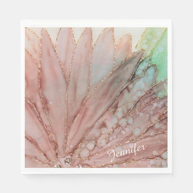 Quinceanera 15th Birthday Party Napkin (Front)