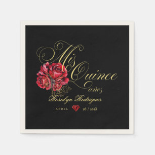 Quinceanera 15th Birthday Party Personalised  Napkin