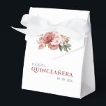 Quinceanera 15th Birthday Pink Floral Botanical Favour Box<br><div class="desc">Set of pink roses rustic floral favour boxed you can easily customise by clicking the "Personalise" button. Perfect for saying thank you to the guests who showed up to celebrate the special day with you</div>