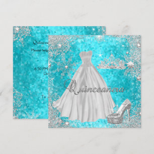 Quinceanera 15th Elite Elegant Birthday Party Invitation