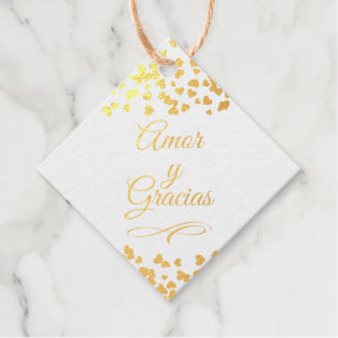 Quinceañera Amatista Amor y Gracias Favour Tags