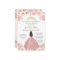 Quinceañera Blush Pink Floral Rose Gold Princess