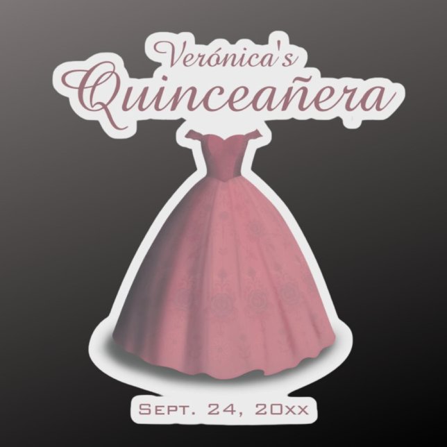 Quinceañera celebration red dress decoration  (Creator Uploaded)